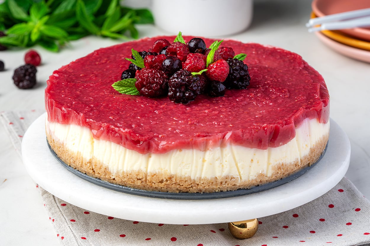 Kafe Usulü: Frambuazlı Cheesecake 