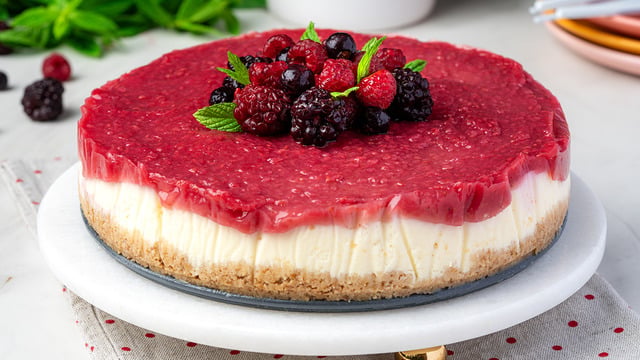Kafe Usulü: Frambuazlı Cheesecake 