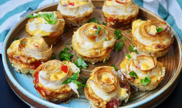 Zaman Kazandırır: Kahvaltılık Gül Muffin
