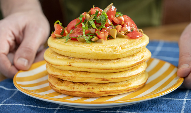 Çabucak Hazır: Tuzlu Pancake