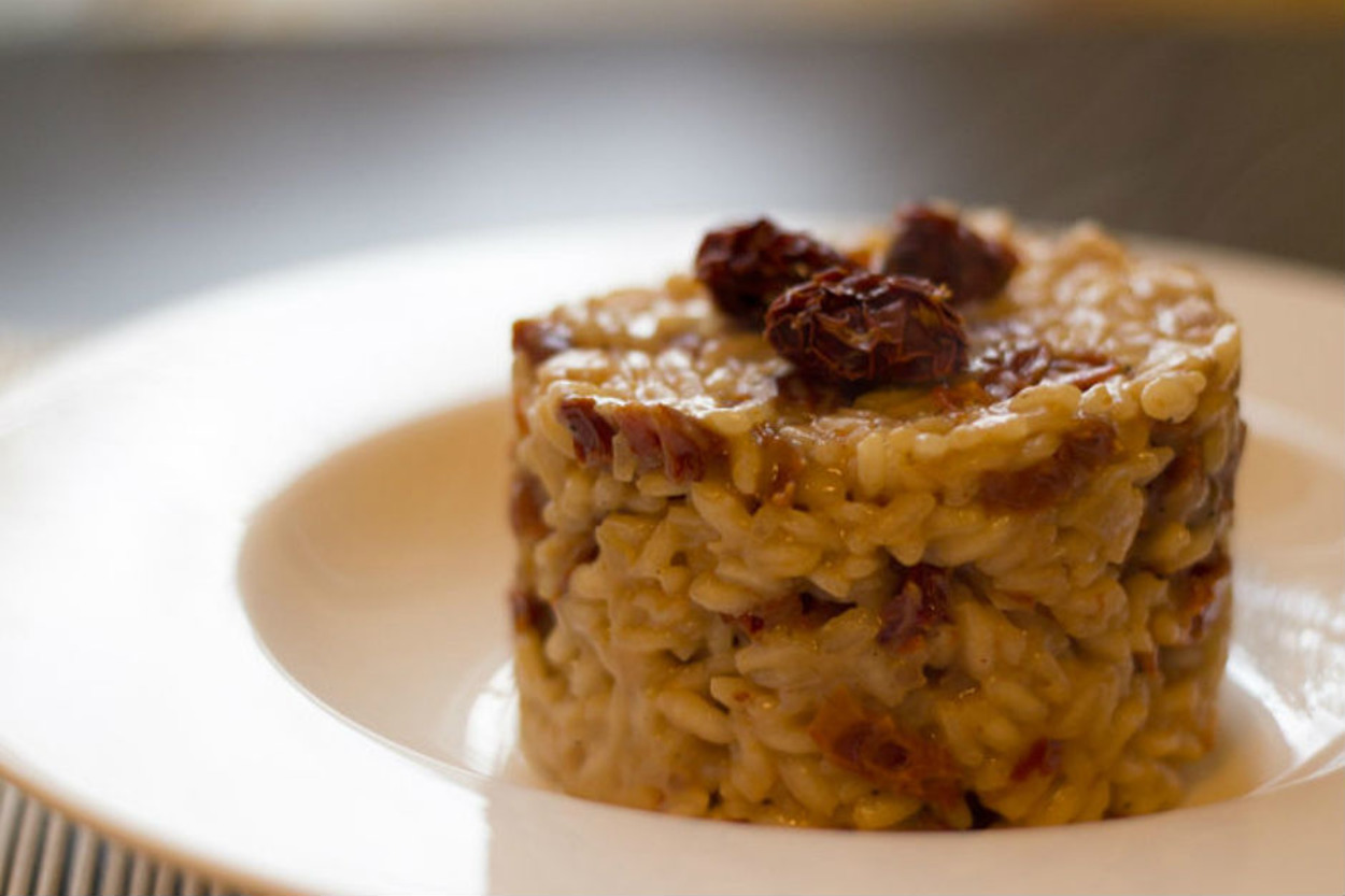 İtalyan Esintisi: Kurutulmuş Domatesli Risotto