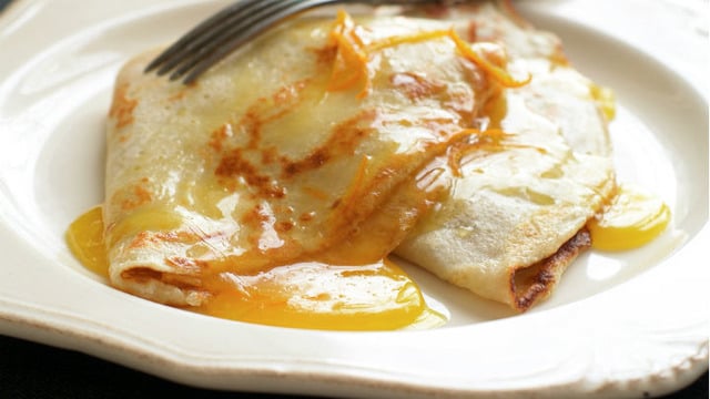 Crepe Suzette: Portakallı Krep
