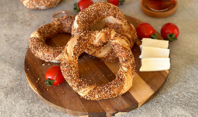 Milföy Hamurundan: Airfryer'da Simit