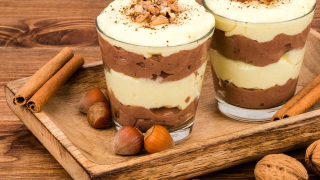 İşe Biraz Çikolata da Girsin: Tarçınlı Zebra Puding