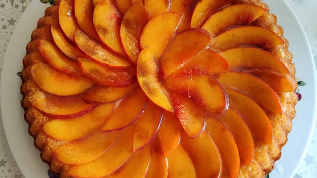 Bir Yaz Tatlısı: Şeftalili Tart