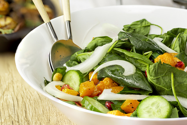Bal Kabaklı Ispanak Salatası Tarifi