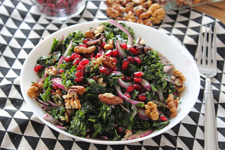 Narlı Cevizli Ispanak Salatası Tarifi