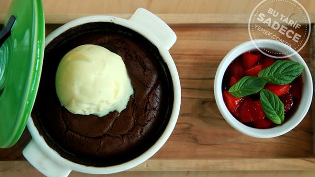 The Dish Room Restaurant’tan: Volcano Kek