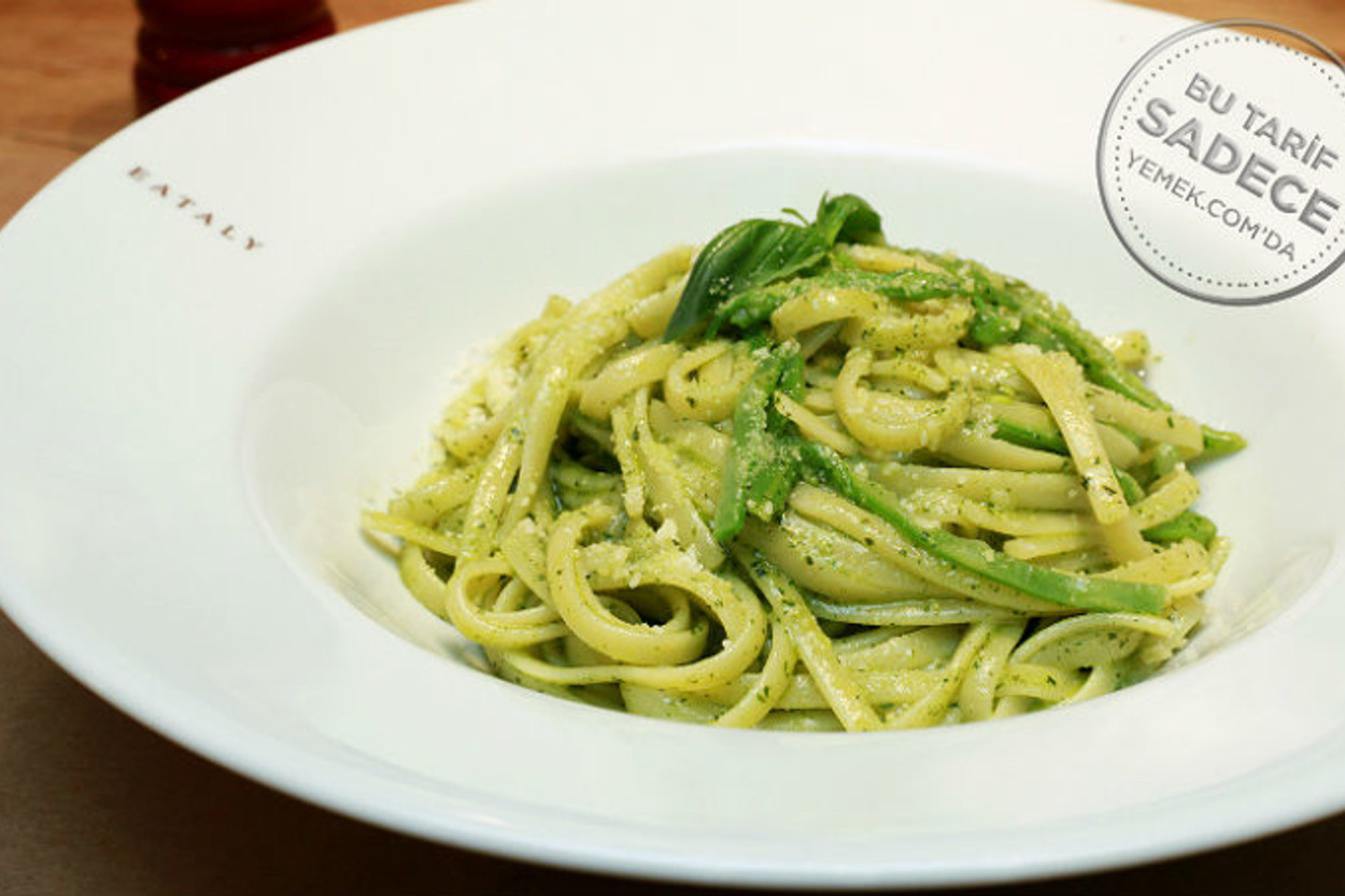 Eataly İstanbul'dan: Pesto Soslu Makarna (Linguine al Pesto a)