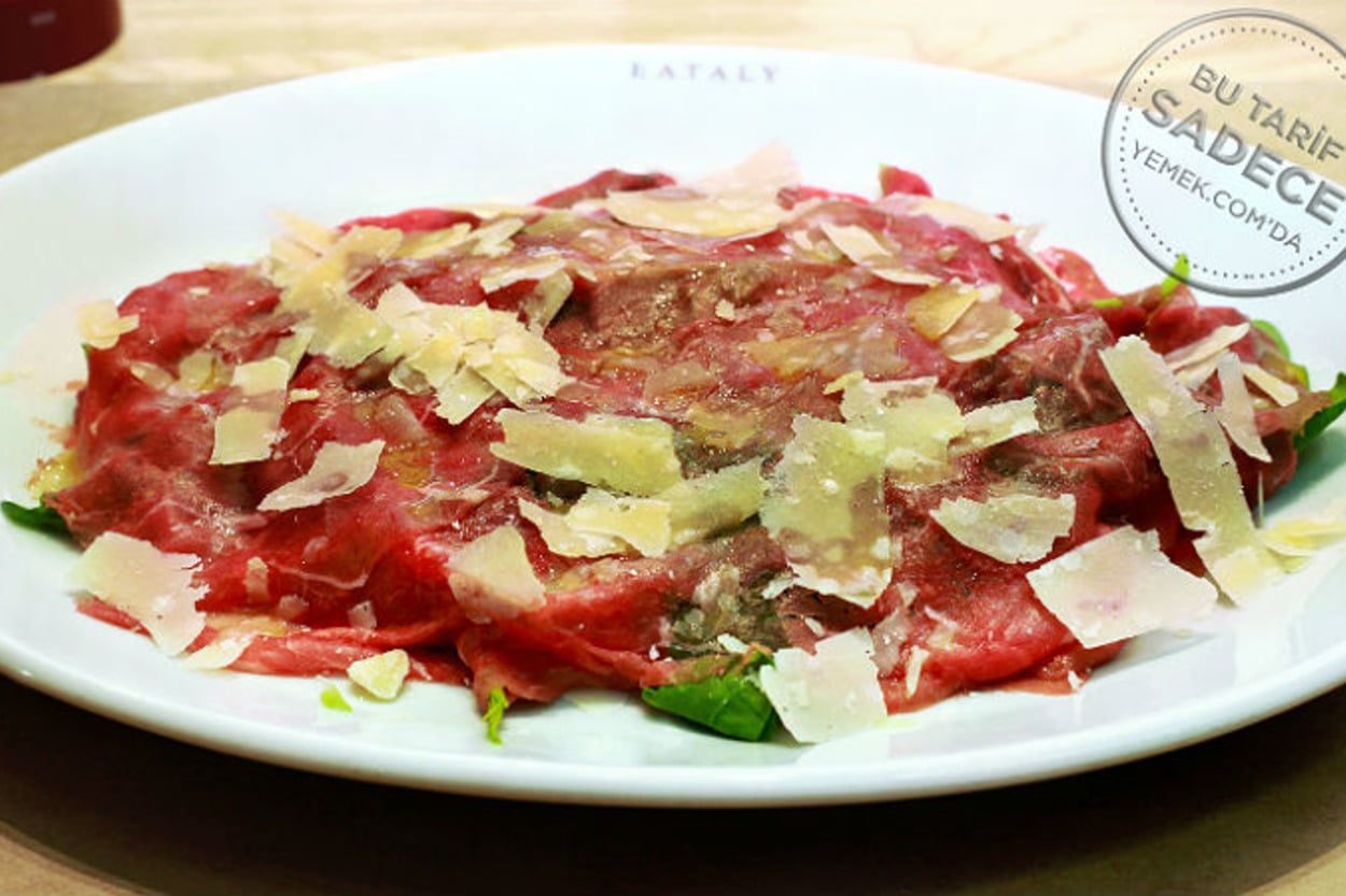 Eataly İstanbul'dan: Carpaccio Tabağı