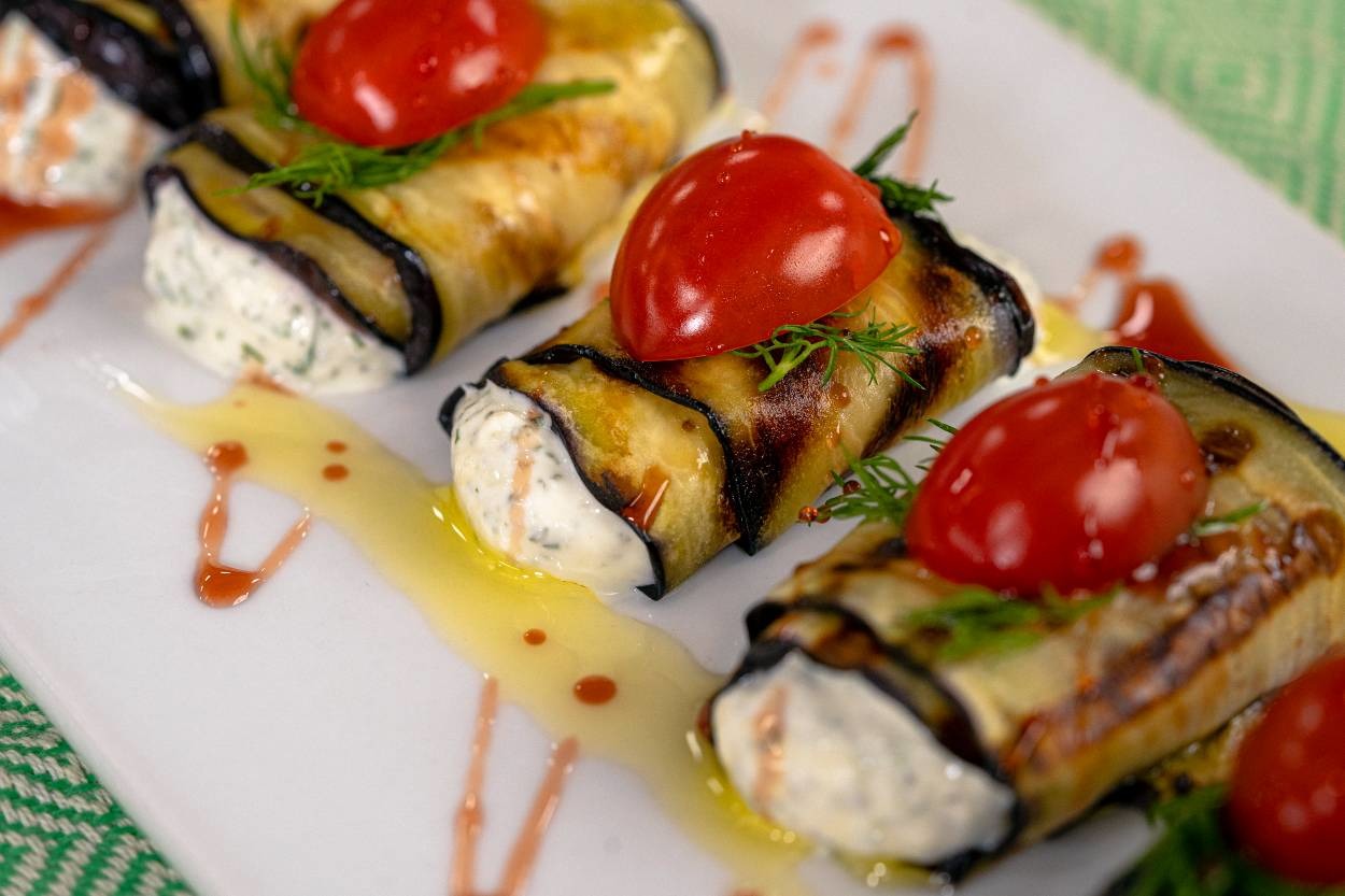 Kızartmadan, Çok Hafif: Patlıcan Sarma