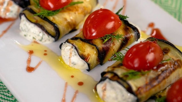 Kızartmadan, Çok Hafif: Patlıcan Sarma