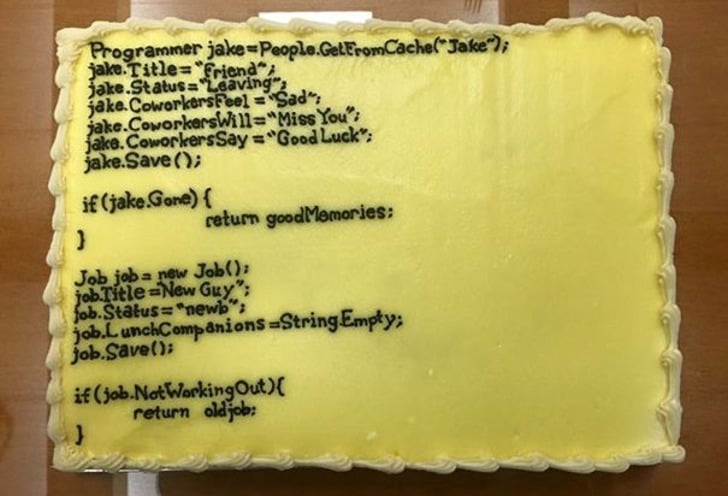 İşten Ayrılırken Eski İş Arkadaşlarının Veda Pastalarıyla Trollediği 12 İnsan