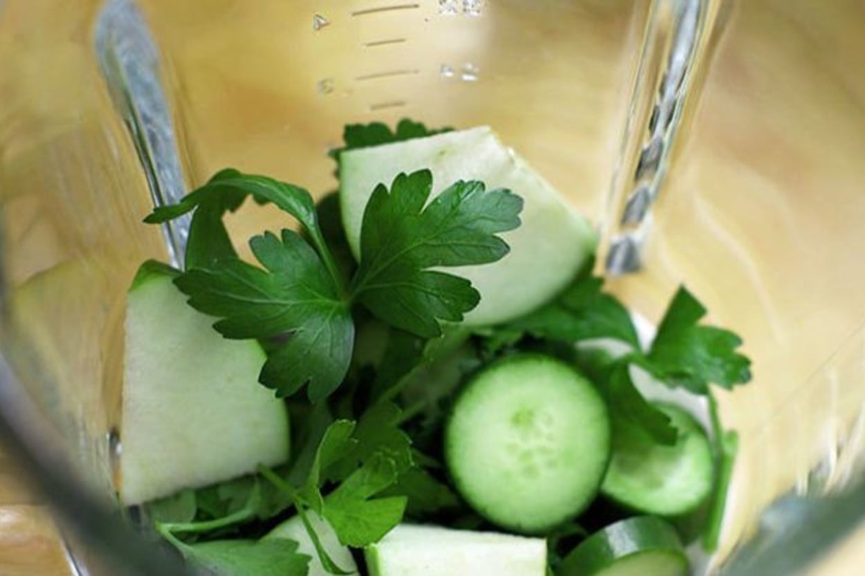 Geraldine Cooks'tan: Yeşil Elmalı Maydanoz Suyu