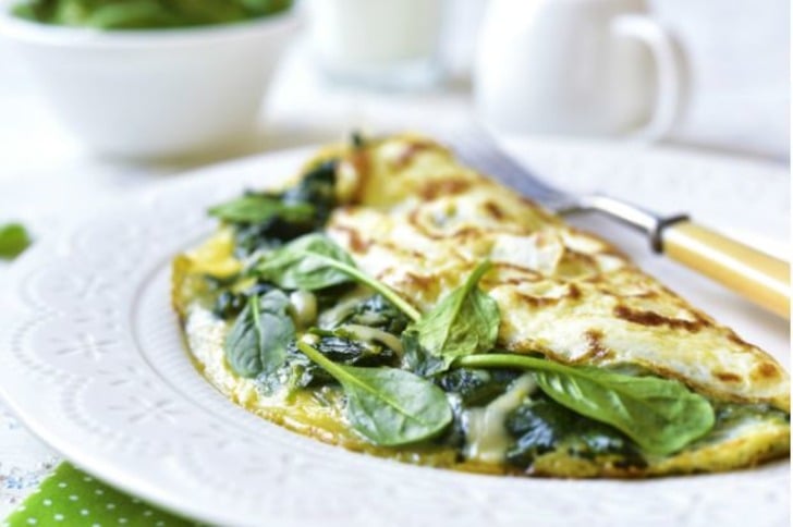 Ispanaklı Omlet Tarifi