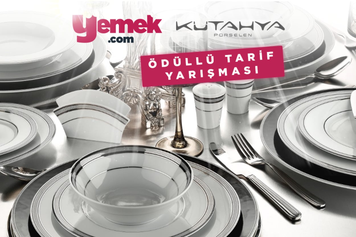 Kütahya Porselen'den Yemek Takımı Ödüllü Tarif Yarışması