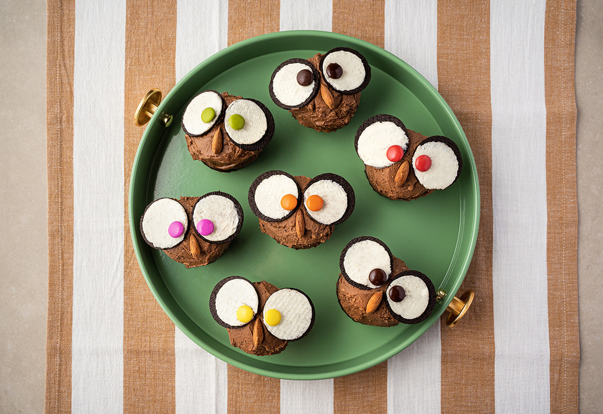 Çocuklara Özel: Baykuş Cupcake Tarifi