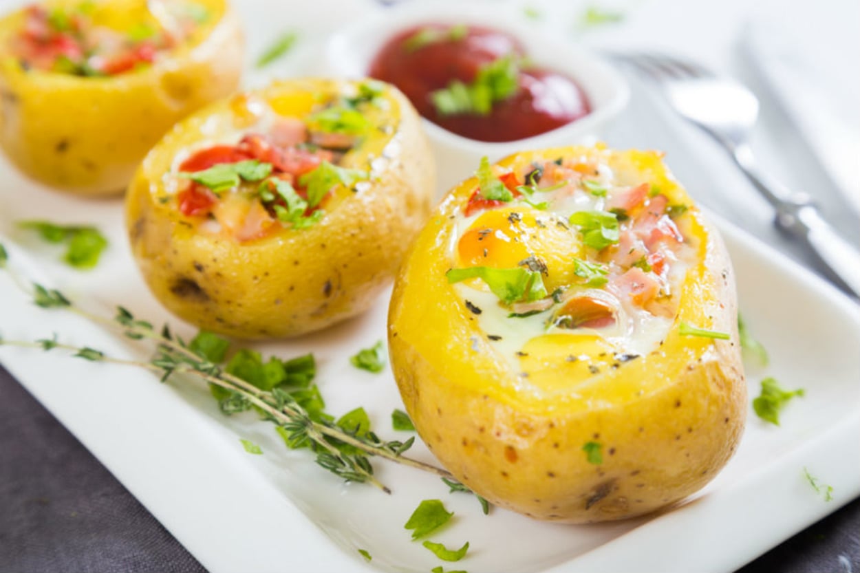 Sunumu Mest Eder: Yumurtalı Sandal Patates