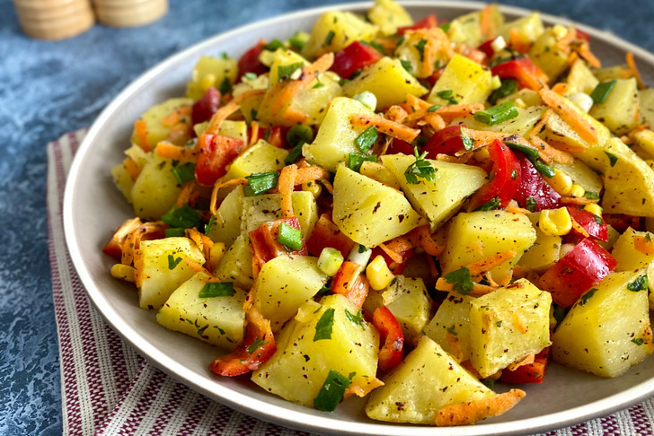 Fırınlanmış Patates Salatası Tarifi
