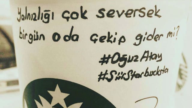 Kahveyi Ona Şiir Yazacak Kadar Çok Sevenler İçin 16 Şiir Starbucks'ta Örneği