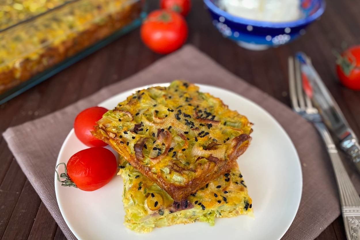 Börek Tadında: Pırasalı Fırın Mücver