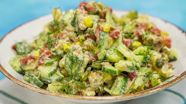 Rengarenk: Ton Balıklı Fit Makarna Salatası