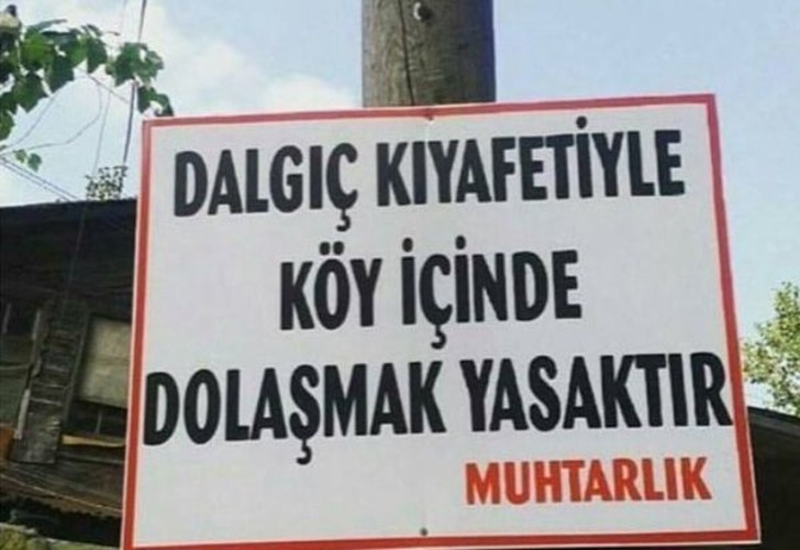 Sadece Türkiye'de Görebileceğiniz Acayiplikte 20 Güldürürken Düşündüren Yasak