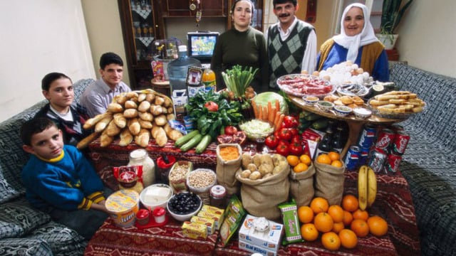 Dünyanın 20 Ülkesinde Ailelerin Bir Haftalık Mutfak Alışverişleri Nasıl Gözüküyor?