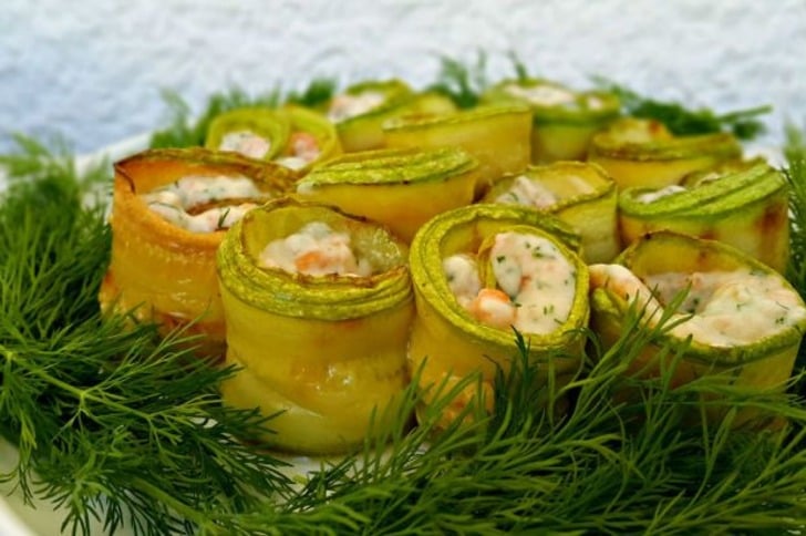 Füme Somonlu Kabak Ruloları Tarifi