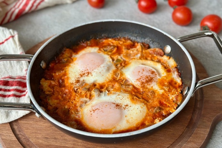 Mantarlı Menemen Tarifi