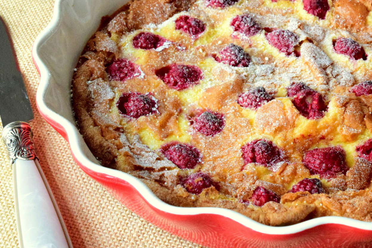 Fransız Pudingi: Frambuazlı Clafoutis (Klafuti)