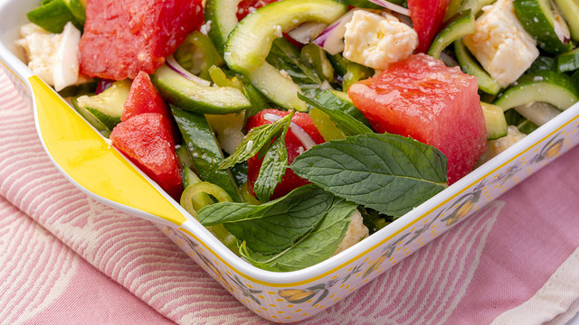 En İyi İkili: Karpuz ve Peynir Salatası