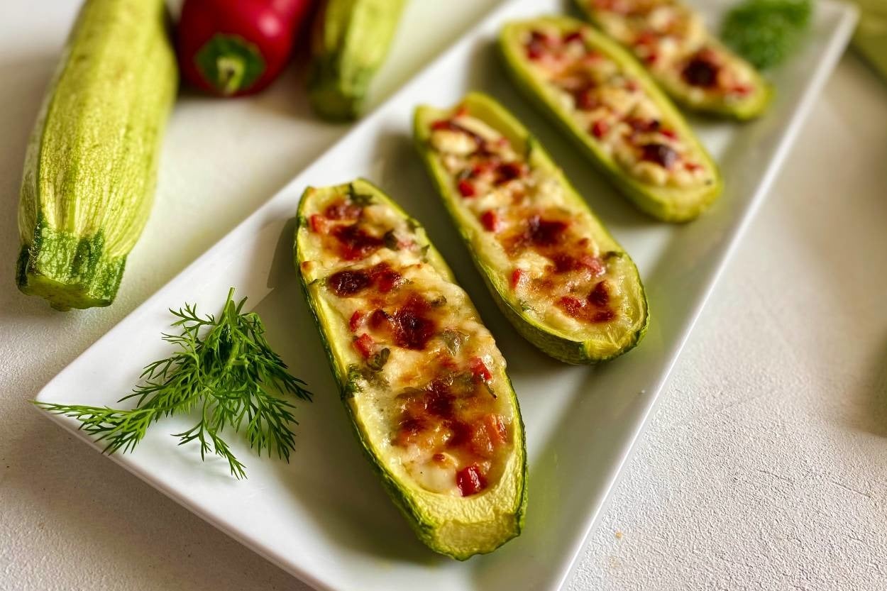Minik Kayıklar: Peynirli Sandal Kabak