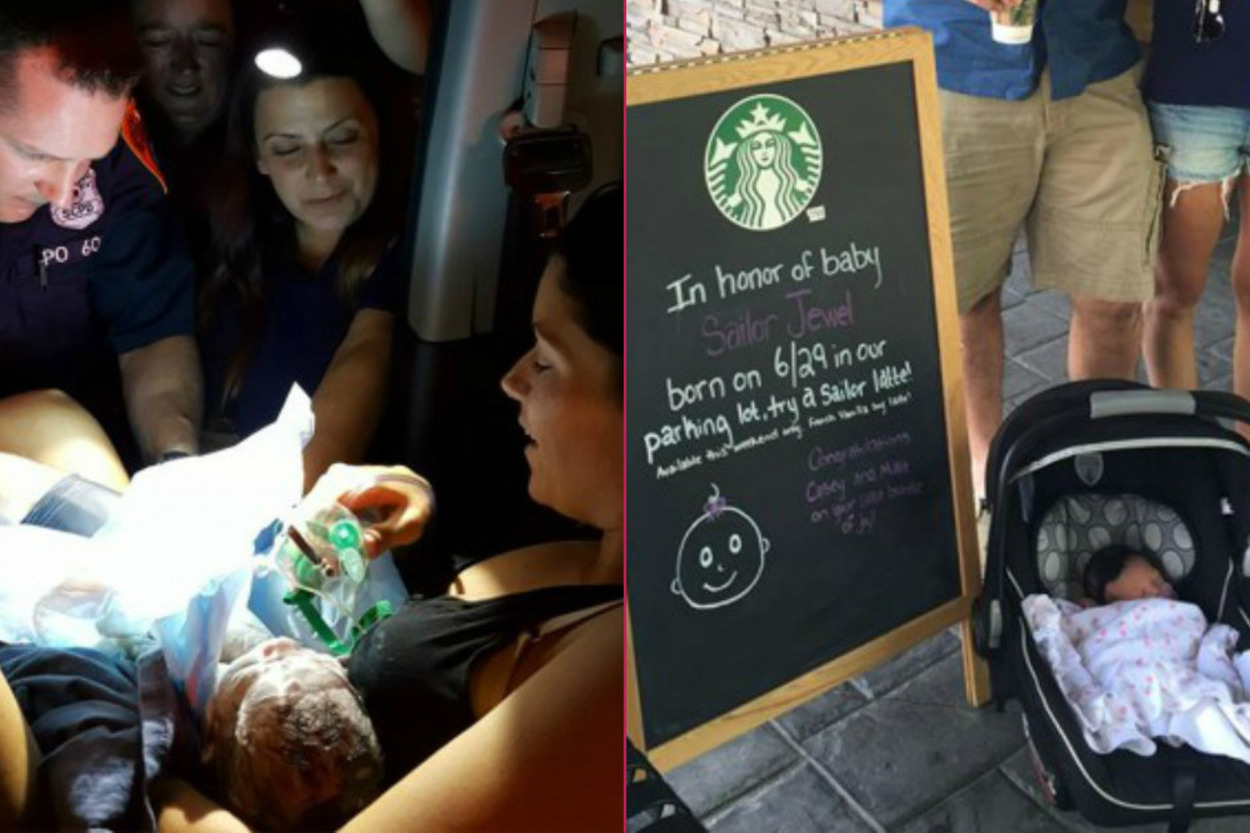 Aceleci Davranıp Starbucks'ta Doğan Bebeğin Şerefine Hazırlanan Sürpriz