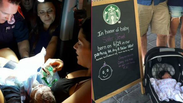 Aceleci Davranıp Starbucks'ta Doğan Bebeğin Şerefine Hazırlanan Sürpriz