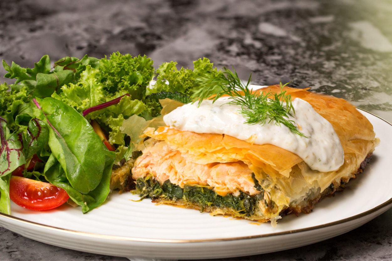 Somon Norveç'ten Gelir: Baklava Yufkasında Somon Sarma