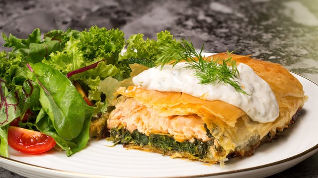 Somon Norveç'ten Gelir: Baklava Yufkasında Somon Sarma