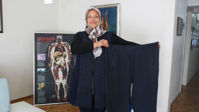 Sadece Diyet Yaparak Bir Yılda 76 Kilo Veren İzmirli Kadının Azim Dolu Hikayesi