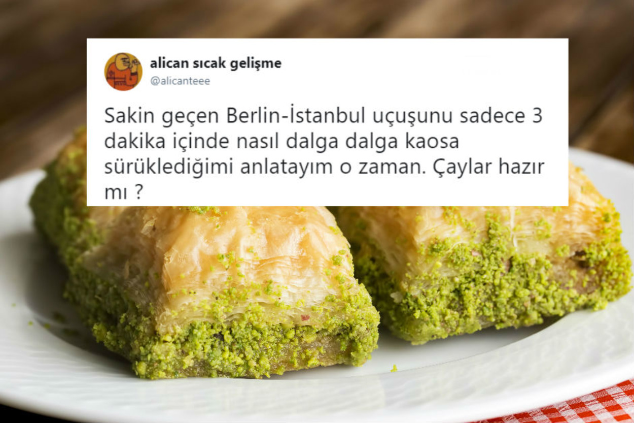 Aklı Baklavada Kalınca Uçağı Kaosa Sürükleyen Uçuş Görevlisinin Komik Hikayesi