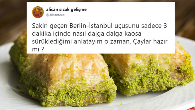 Aklı Baklavada Kalınca Uçağı Kaosa Sürükleyen Uçuş Görevlisinin Komik Hikayesi