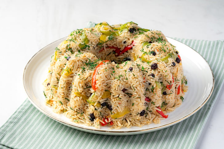 Kek Kalıbında Pirinç Salatası Tarifi