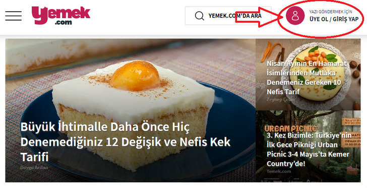 yemekcom-nasil-tarif-yollanir-adim-1