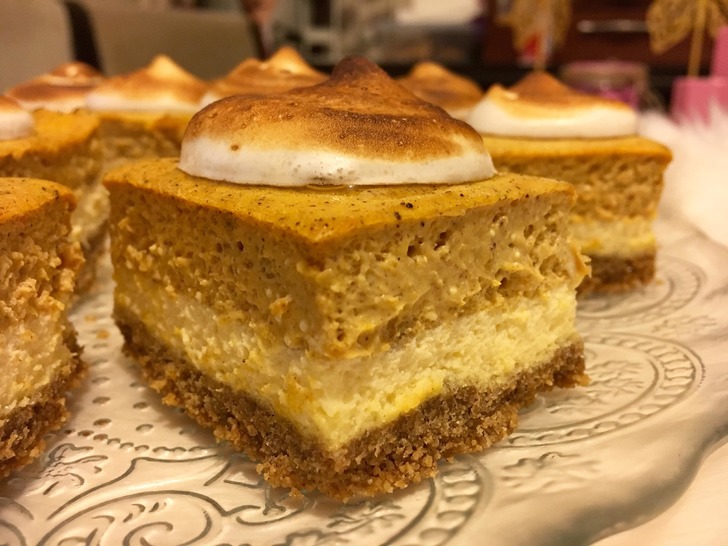 Bal Kabağının En Hafif Hali: Bal Kabaklı ve Merengli Cheesecake Barları #tarifyarışması