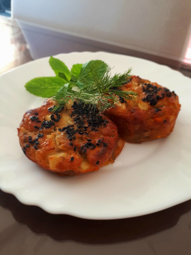 Patatesli muffin