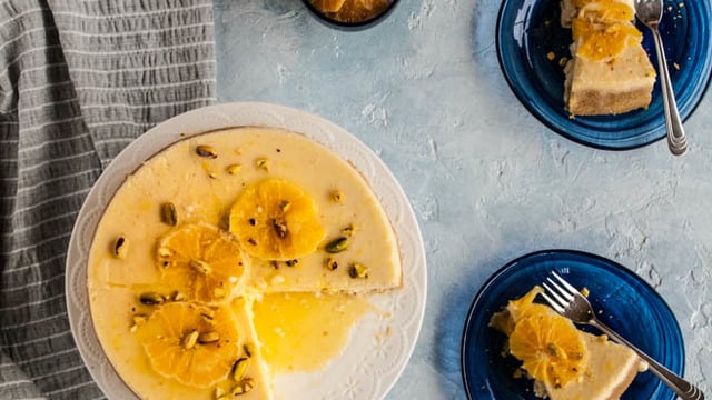 Portakallı Cheesecake