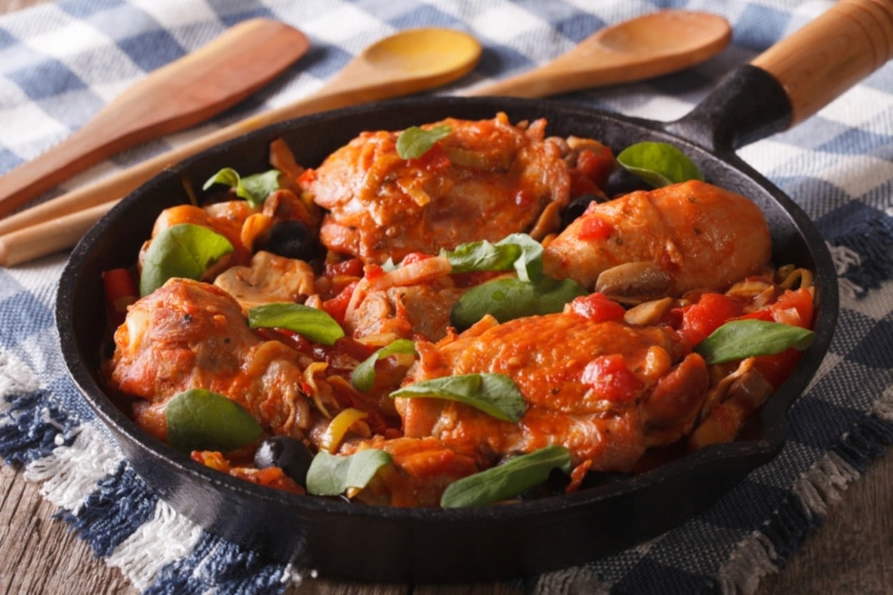 Pollo Alla Cacciatora: Avcı Usulü Tavuk
