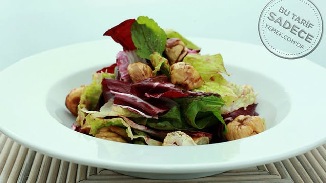 Doors Akademi'den: Karamelize Kestaneli, Böğürtlenli Vinaigrette Soslu Karışık Salata