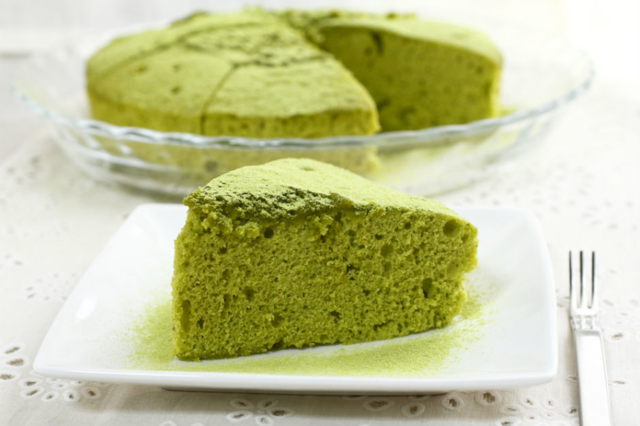 Çayın Mucizesi: Matcha Çaylı Kek (Matcha Cake)