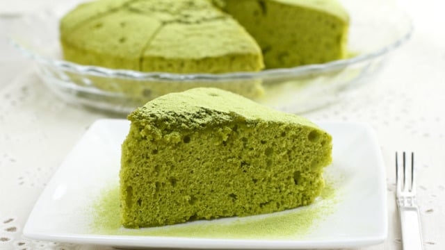 Çayın Mucizesi: Matcha Çaylı Kek (Matcha Cake)