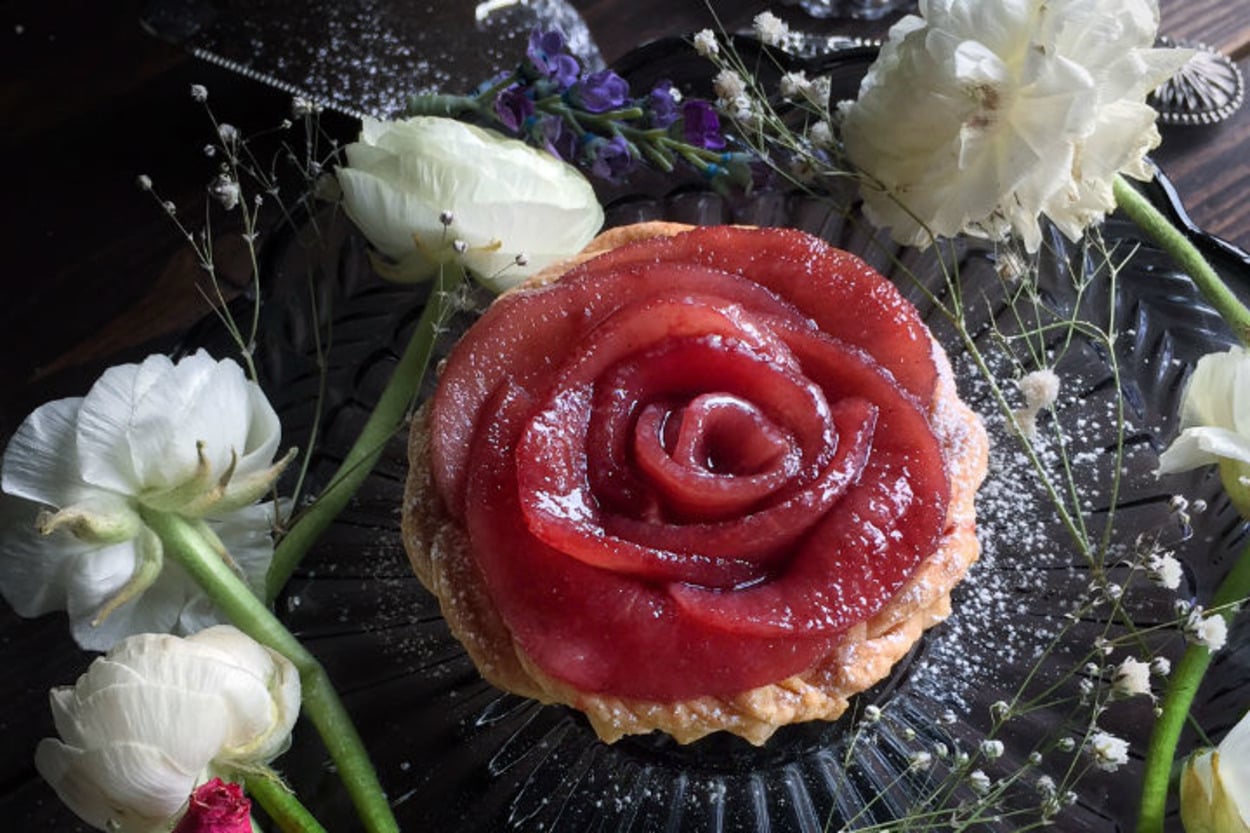 Görsel Şölen Var: Gül Armutlu Tartoletler